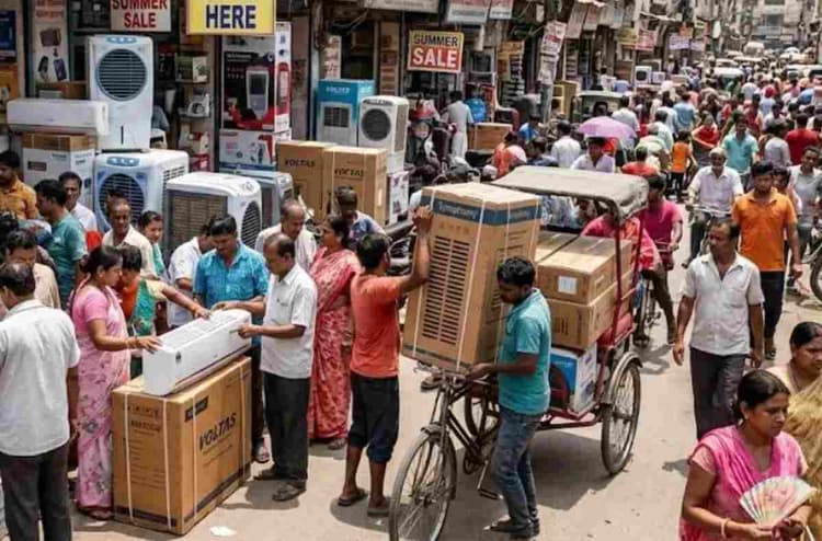 शिवहर: भीषण गर्मी से लोग बेहाल, एसी-कूलर और पंखों की बढ़ी डिमांड