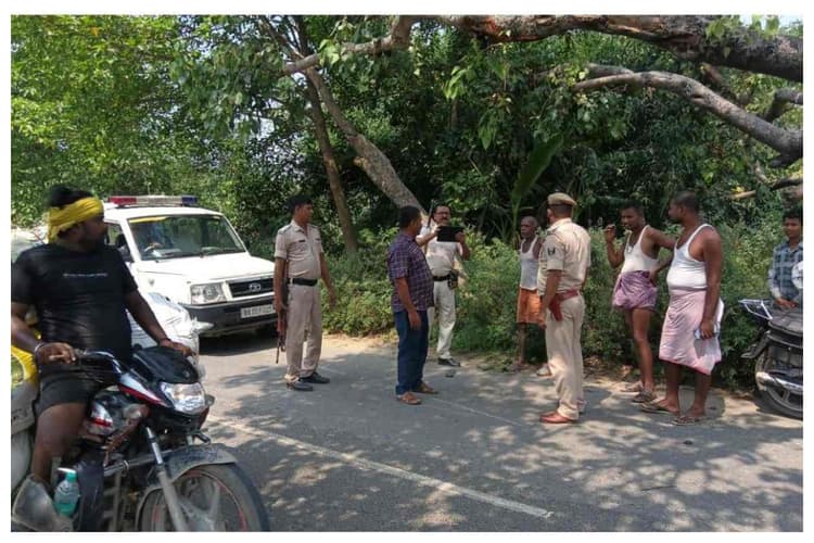 शिवहर: सड़क पर अचानक आई नीलगाय से टकराई तेज रफ्तार बाइक, युवक घायल