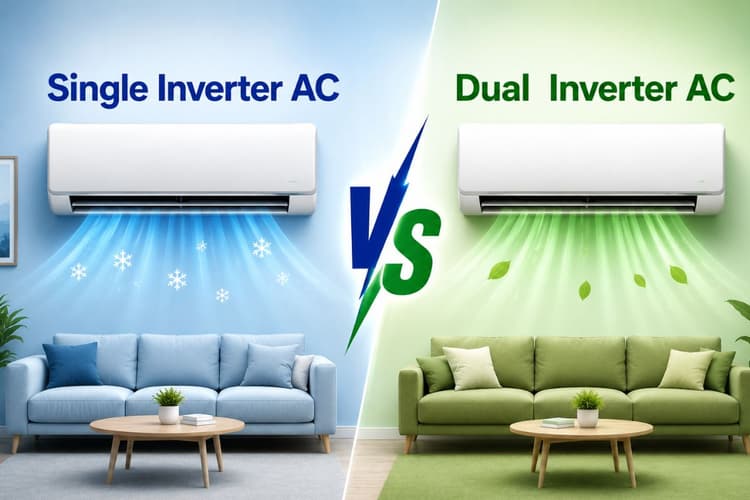 Single या Dual Inverter AC? जानें कौन देगा ज्यादा कूलिंग और कम बिजली बिल