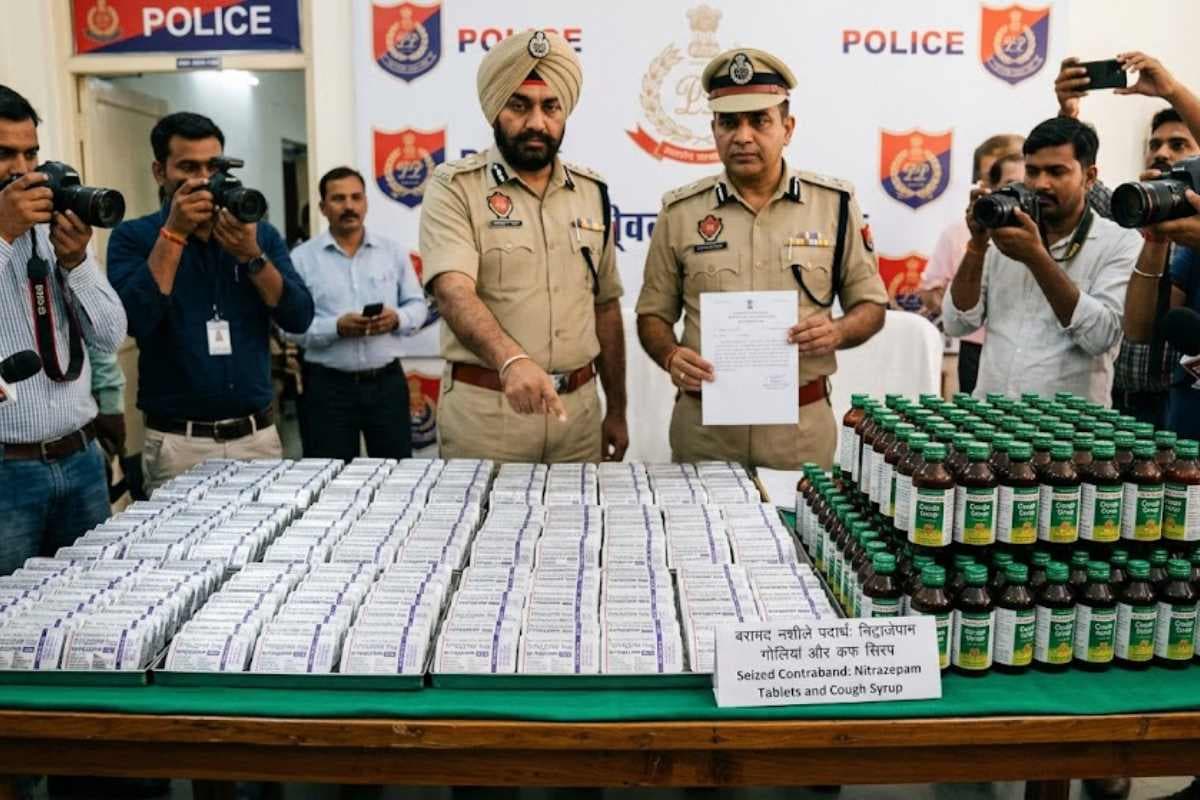 सीतामढ़ी: 1530 नशीली गोलियां और 96 बोतल कफ सिरप बरामद, तस्कर फरार