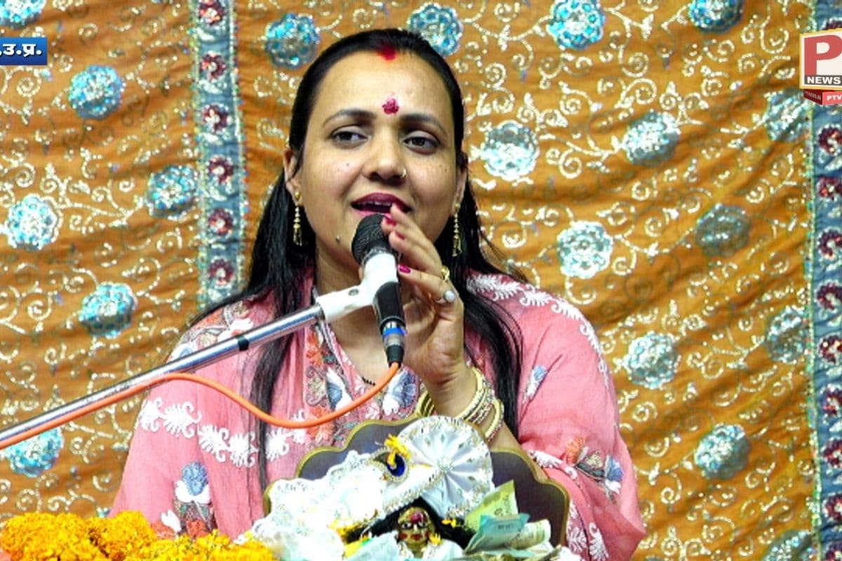 मां सिद्धेश्वरी हनुमंत मंदिर में आयोजित कथा प्रवचन में उमड़ी श्रद्धालुओं की भीड़, श्रद्धालुओं ने सुना प्रेरणादायी प्रवचन
