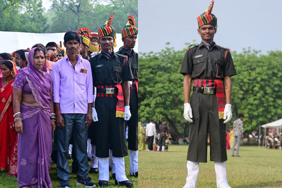 अग्निपथ योजना के तहत पासिंग आउट परेड में राजापाकर के रौशन कुमार बने अग्निवीर, बढ़ाया क्षेत्र का मान