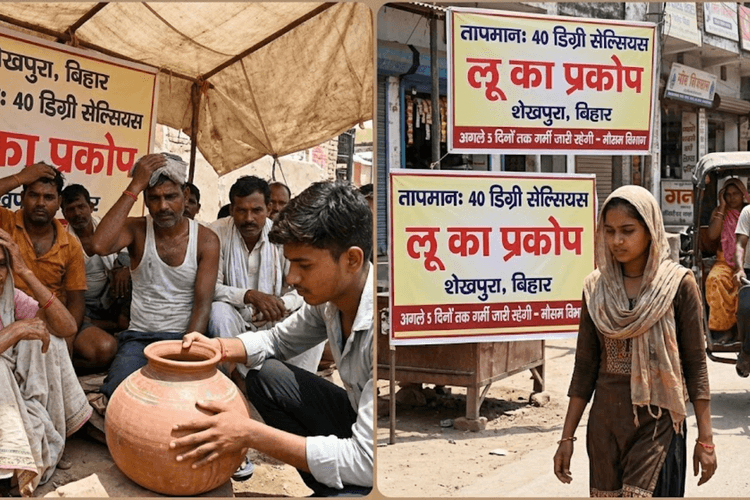 शेखपुरा में फिर चढ़ा पारा, 40 डिग्री पहुंचा तापमान; मौसम विभाग ने कहा: फिलहाल बारिश की उम्मीद नहीं, बरतें सावधानी