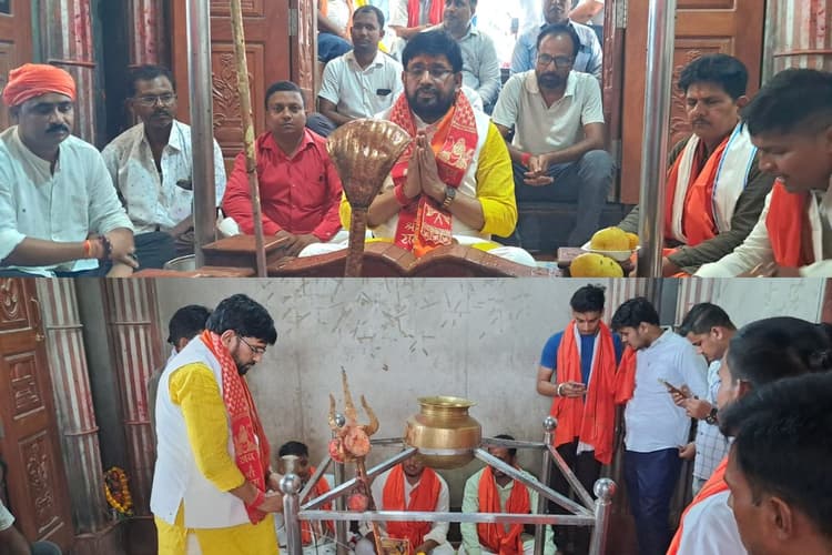 तरैया में मोदी सरकार के 12 साल का जश्न, भाजपा विधायक जनक सिंह ने कराया विशेष पूजन और अभिषेक