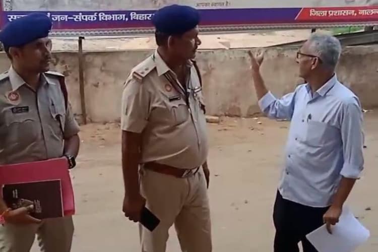नालंदा में अग्निशमन विभाग की बड़ी कार्रवाई, अधिकारी ने मॉल प्रबंधक को थमाया नोटिस