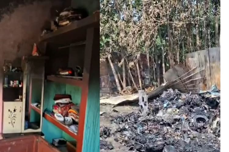 सीवान में भीषण अग्नि कांड, कबाड़ दुकान से उठीं लपटें, मकान समेत लाखों का सामान जलकर राख