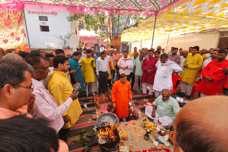 बिहारशरीफ के मंगलास्थान मंदिर का बदलेगा स्वरूप! बहुमंजिला निर्माण का शिलान्यास; अन्य मंदिरों का भी होगा कायाकल्प