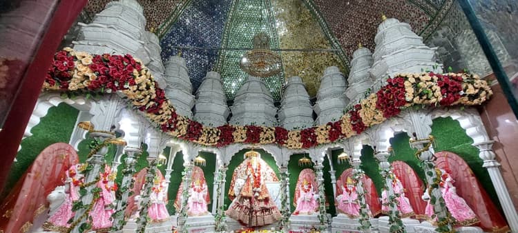 बड़ी दुर्गा मंदिर में श्रद्धालुओं ने किए मां के दर्शन, सुबह से उमड़ी भक्तों की भीड़