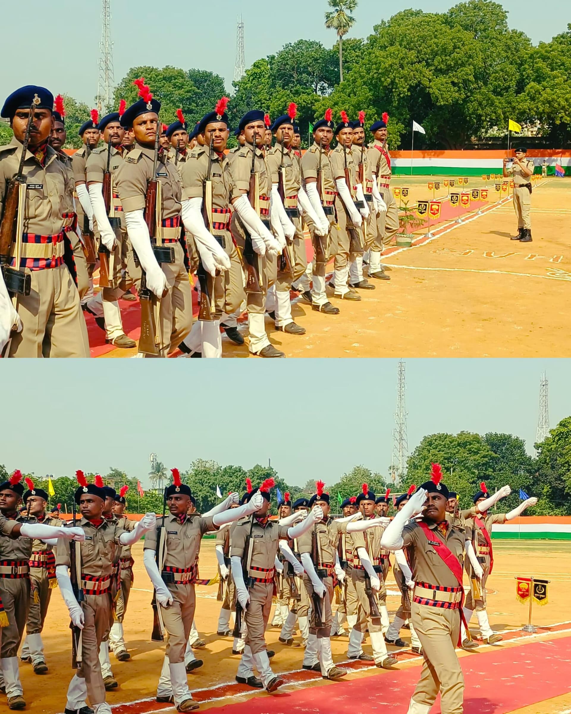 मुंगेर में 196 प्रशिक्षु सिपाहियों की दीक्षांत परेड, डीआईजी ने ली सलामी मुंगेर में 196 प्रशिक्षु सिपाहियों की दीक्षांत परेड, डीआईजी ने ली सलामी