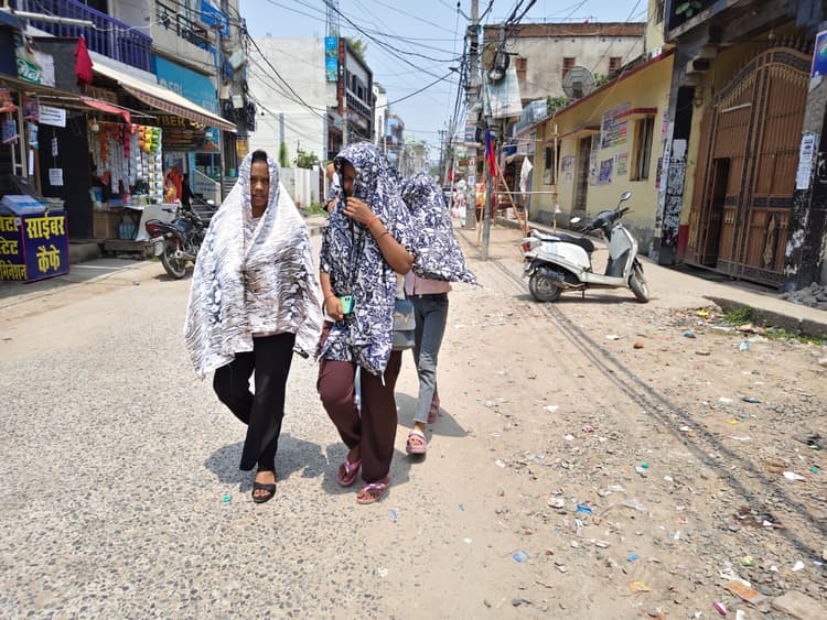 मधुबनी: मौसम बेरहम, झुलसाने वाली गर्मी और उमस से आम जनजीवन बेहाल
