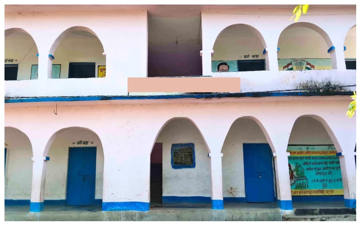 Inspection team reviewing records at a government school where attendance and PM Poshan scheme irregularities were reported in Bettiah. Inspection team reviewing records at a government school where attendance and PM Poshan scheme irregularities were reported in Bettiah.