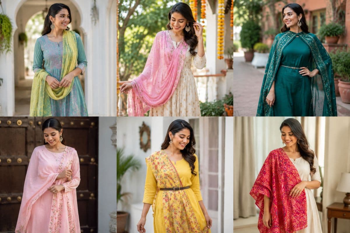 सिर्फ गले में ओढ़ने के लिए नहीं, दुपट्टे को इन 6 तरीकों से करें स्टाइल, हर एथनिक लुक लगेगा पहले से ज्यादा खूबसूरत