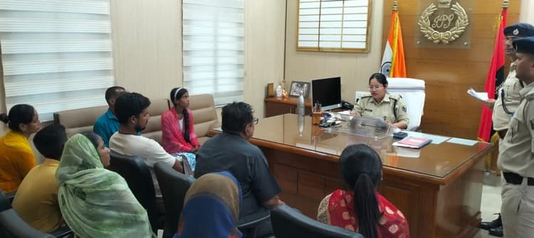 एसपी ने की जन सुनवाई, त्वरित कार्रवाई के दिये निर्देश