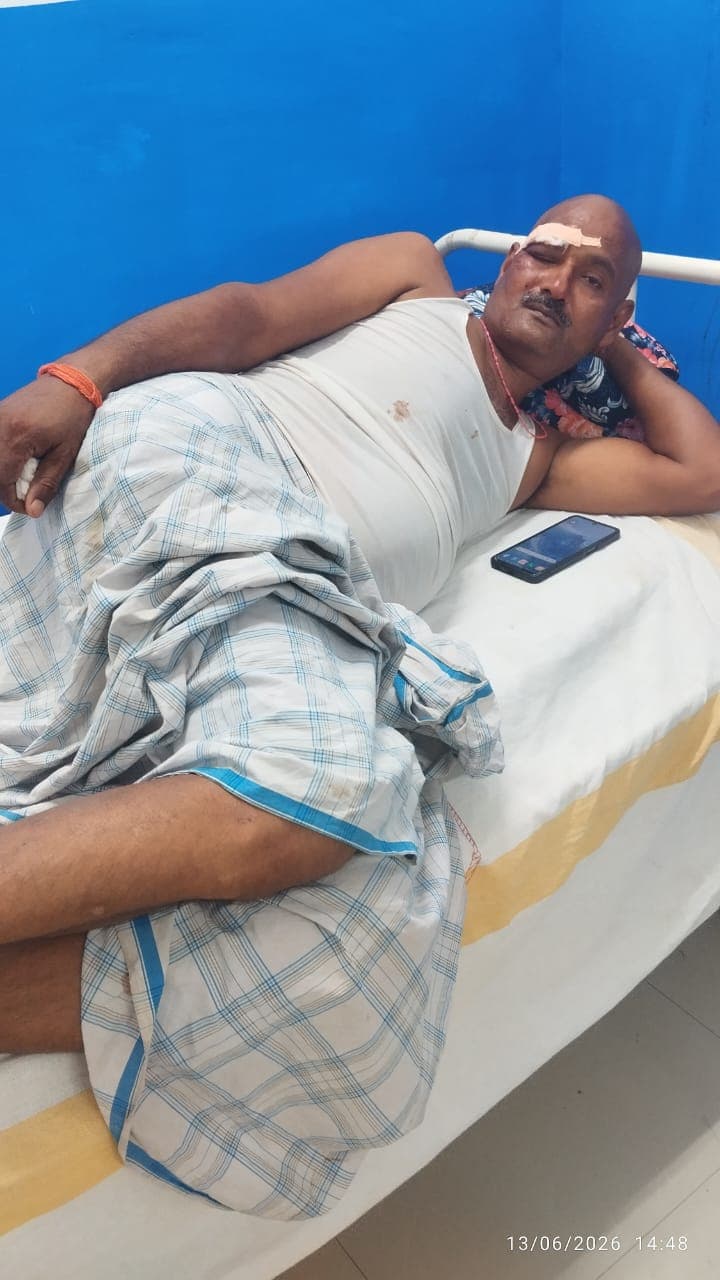 सड़क दुर्घटना में जदयू महादलित प्रकोष्ठ जिलाध्यक्ष हुए जख्मी