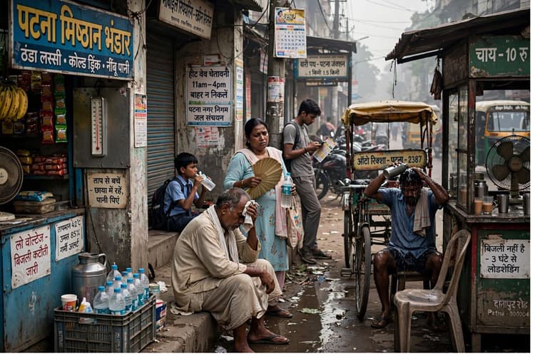 पटना में उमस भरी गर्मी से लोग बेहाल, मौसम विभाग का अलर्ट; बिहार के कई जिलों में आंधी-बारिश और वज्रपात की चेतावनी