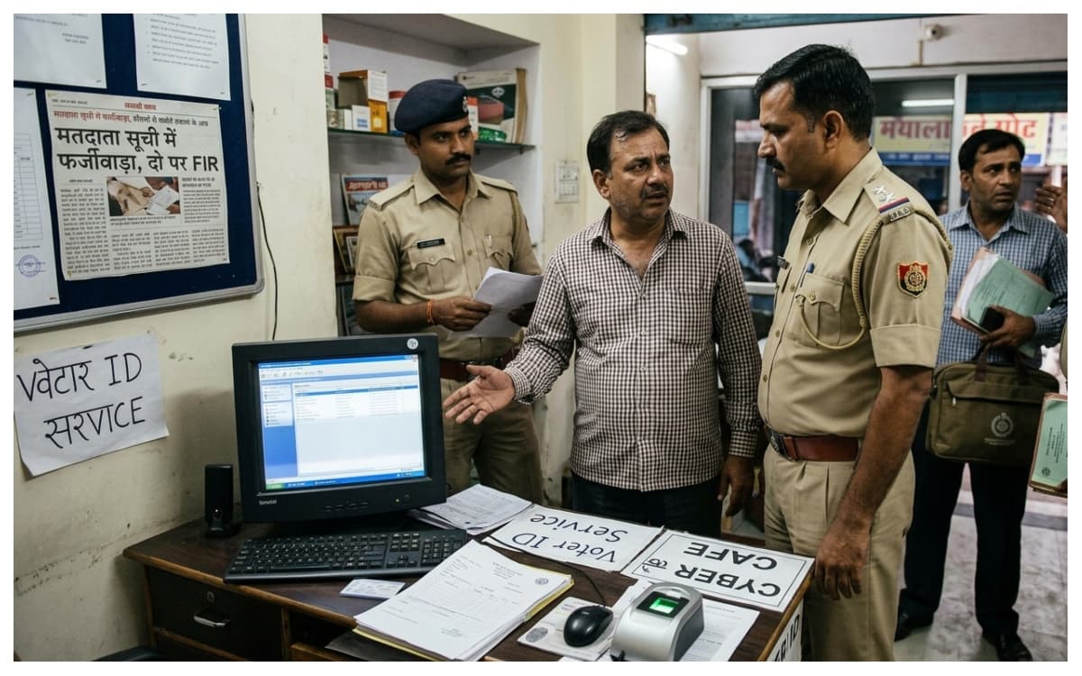 मोतिहारी: बीएलओ और साइबर कैफे संचालक पर FIR, मतदाता सूची अपडेट में फर्जीवाड़े का खुलासा