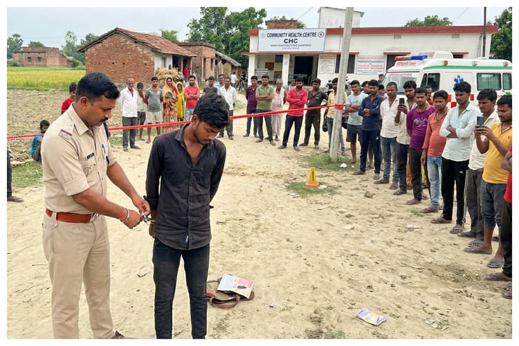 पट्टीदारों के विवाद में चाकूबाजी, सीने में वार से एक गंभीर घायल, पुलिस ने आरोपी को दबोचा