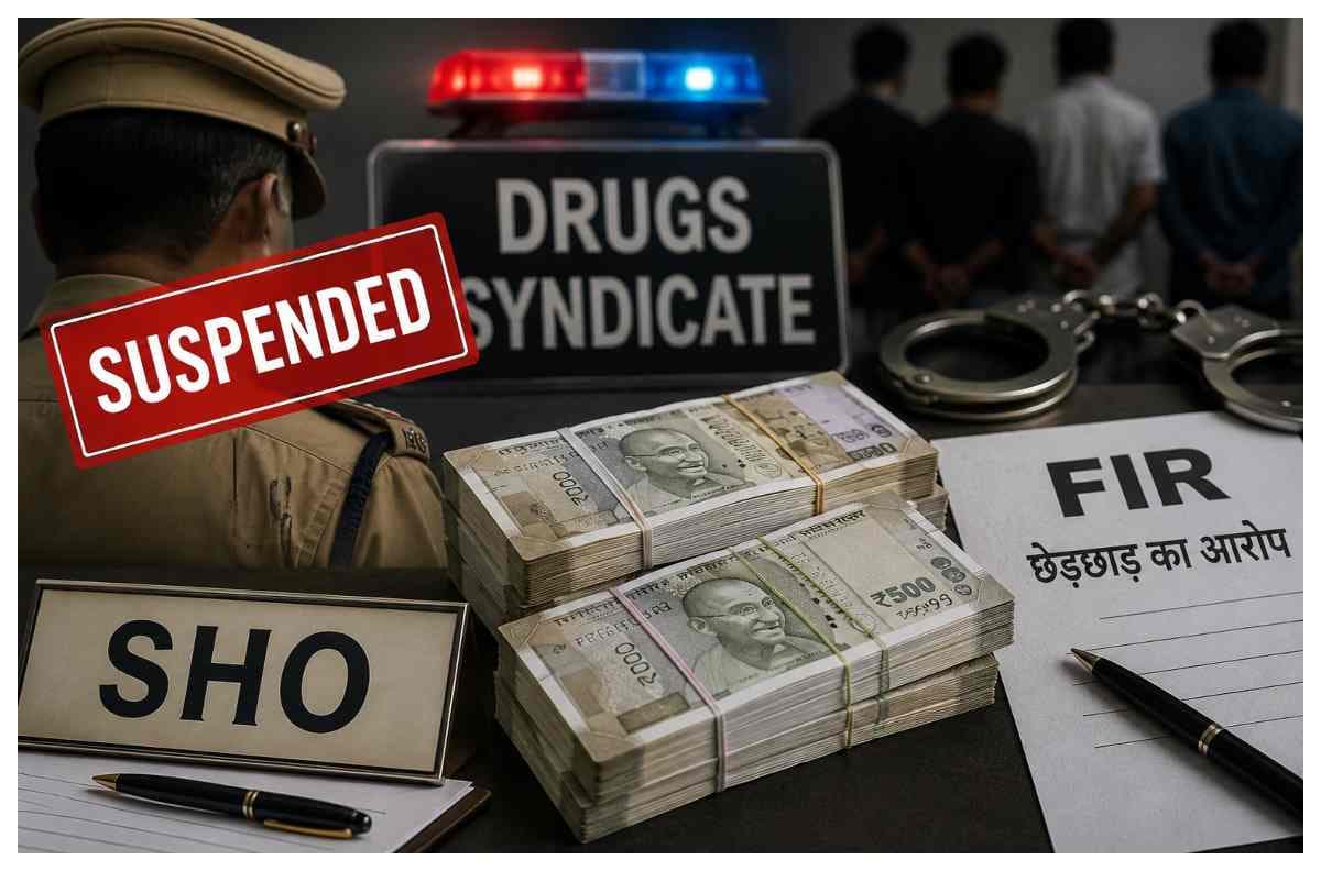 ड्रग्स सिंडिकेट मामले में तुरकौलिया SHO निलंबित, FIR से छेड़छाड़ का आरोप