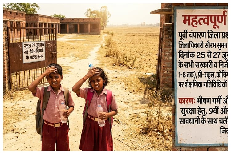 भीषण गर्मी को लेकर डीएम का बड़ा आदेश, कक्षा 1 से 8 तक के स्कूल 27 जून तक बंद
