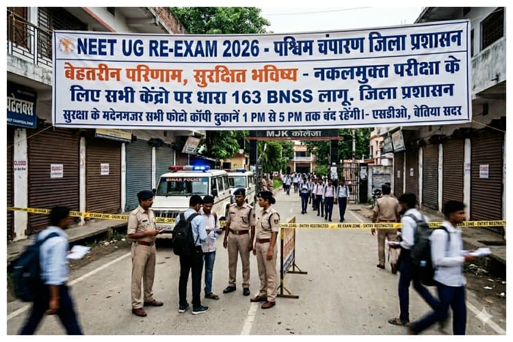 बेतिया में धारा 163 लागू, परीक्षा केंद्रों के 500 गज दायरे में निषेधाज्ञा, फोटो कॉपी दुकानें रहेंगी बंद