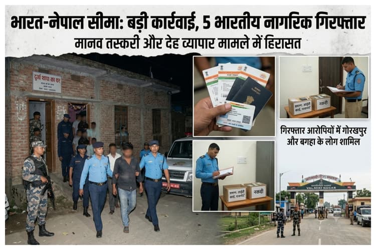 नेपाल में सेक्स रैकेट का भंडाफोड़, मानव तस्करी के आरोप में भारत के पांच नागरिक गिरफ्तार