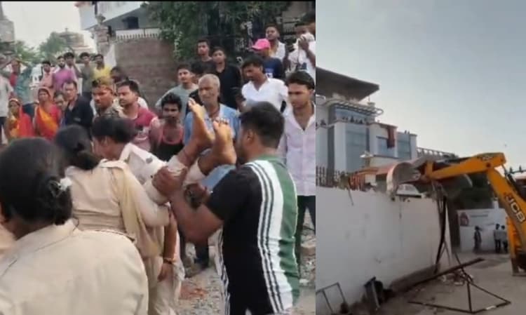 सीतामढ़ी: रिंग रोड से अतिक्रमण हटाने का तीसरा चरण, अवैध ढांचे ध्वस्त, मंत्री के आवास का ढांचा भी टूटा