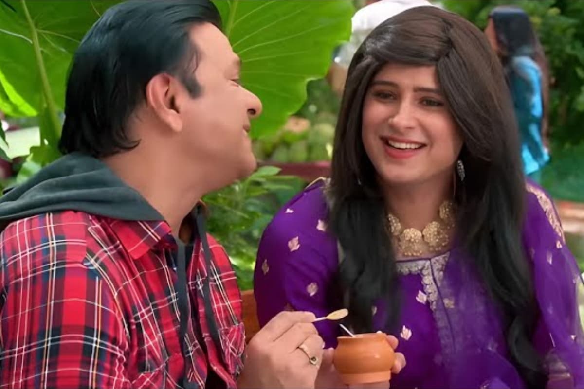 TMKOC: बाघा की नई गर्लफ्रेंड देख शॉक्ड हुई बावरी, रोते हुए किया ये, देखें वीडियो