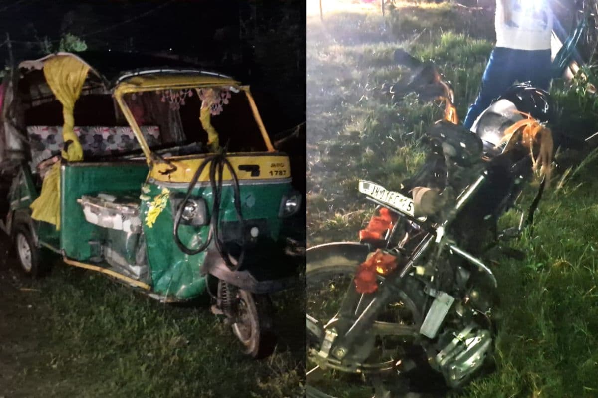 तमाड़ में सड़क हादसा : बाइक, टेम्पो और कार की टक्कर से एक की मौत, कई घायल