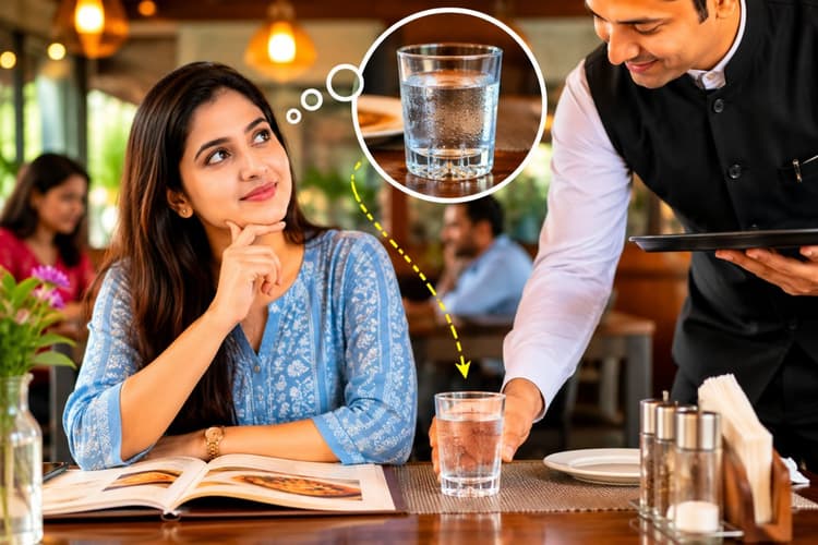 रेस्टोरेंट में बैठते ही सबसे पहले पानी का ग्लास क्यों दिया जाता है? जानिए इसके पीछे का साइकोलॉजिकल गेम