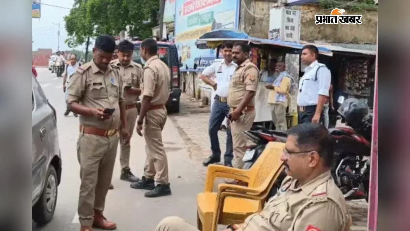 घटनास्थल पर मौजूद एसटीएफ की टीम घटनास्थल पर मौजूद एसटीएफ की टीम