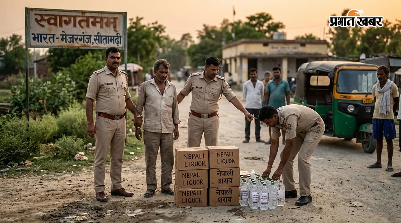 नेपाली शराब के साथ एक नेपाली तस्कर गिरफ्तार नेपाली शराब के साथ एक नेपाली तस्कर गिरफ्तार