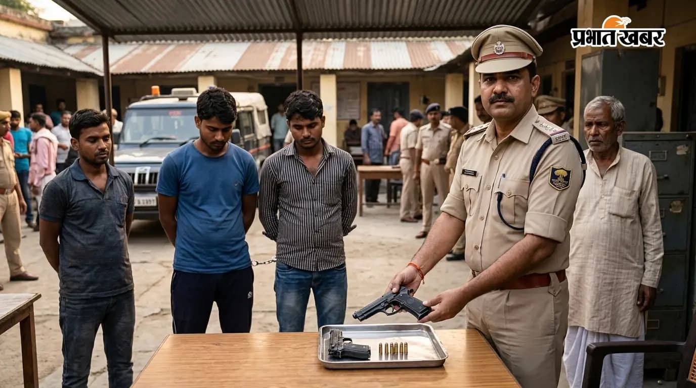सीतामढ़ी: लोडेड पिस्टल संग 2 युवक गिरफ्तार सीतामढ़ी: लोडेड पिस्टल संग 2 युवक गिरफ्तार