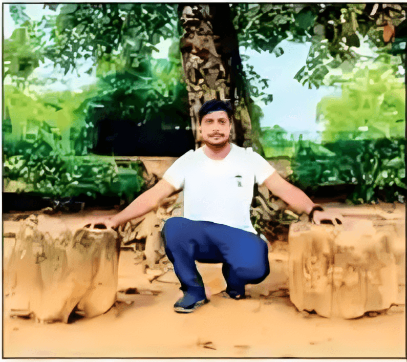 फासिल्स के साथ संग्रहालय के कर्मी
