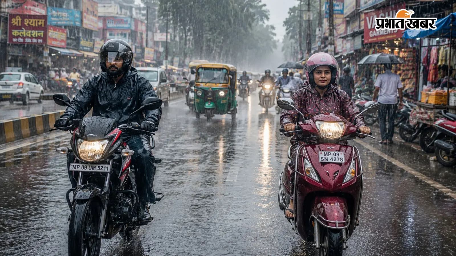 बारिश में बाइक या स्कूटी को कैसे बचाएं? (Image Credit: ChatGPT) बारिश में बाइक या स्कूटी को कैसे बचाएं? (Image Credit: ChatGPT)