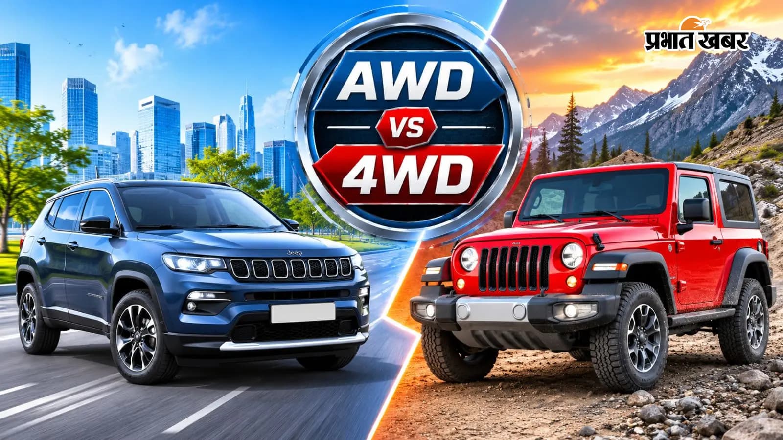 4x4 और AWD के बीच अंतर 4x4 और AWD के बीच अंतर
