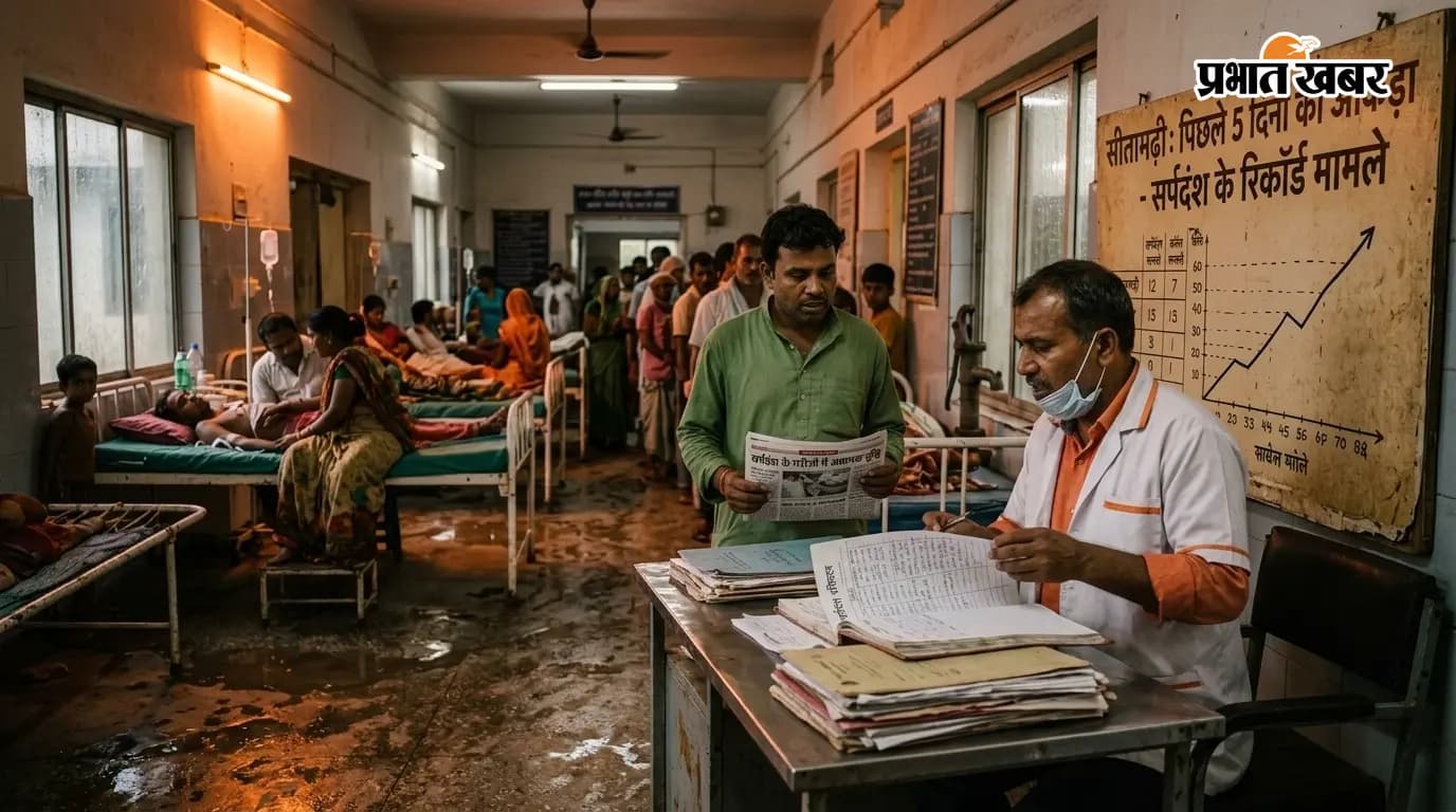 सीतामढ़ी में सर्पदंश के मामले बढ़े, चौंकाने वाले आंकड़े सीतामढ़ी में सर्पदंश के मामले बढ़े, चौंकाने वाले आंकड़े