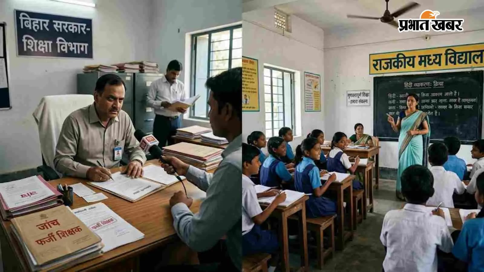 बिहार शिक्षा विभाग ने फर्जी शिक्षकों के खिलाफ लिया एक्शन बिहार शिक्षा विभाग ने फर्जी शिक्षकों के खिलाफ लिया एक्शन