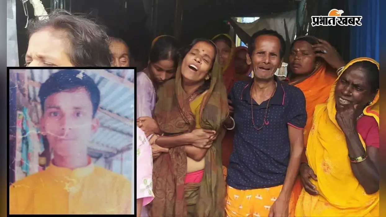 मृतक युवक की फाइल फोटो व विराप करते परिजन मृतक युवक की फाइल फोटो व विराप करते परिजन