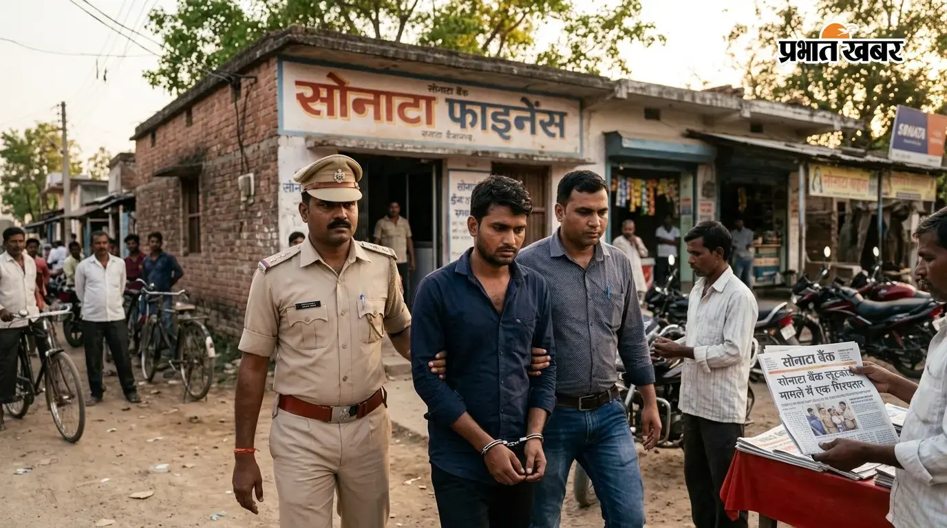 सोनाटा बैंक लूटकांड मामले में एक गिरफ्तार सोनाटा बैंक लूटकांड मामले में एक गिरफ्तार