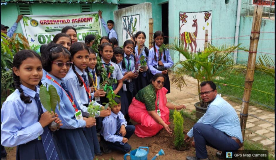 वन महोत्सव सप्ताह के तहत ग्रीनफील्ड एकेडमी में पौधारोपण, कई कार्यक्रम संपन्न वन महोत्सव सप्ताह के तहत ग्रीनफील्ड एकेडमी में पौधारोपण, कई कार्यक्रम संपन्न