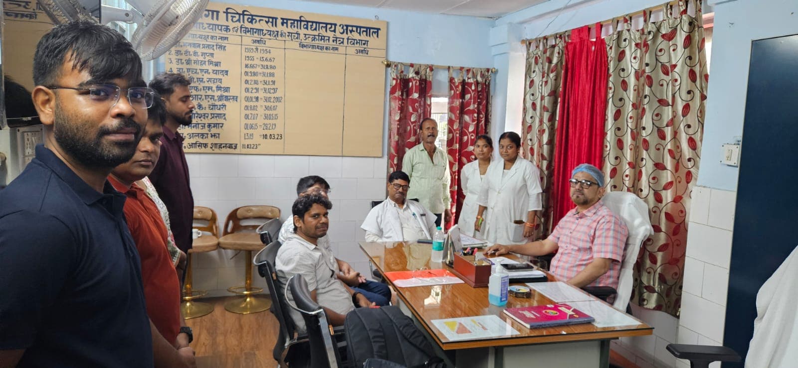 औचक निरीक्षण- नेत्र रोग विभाग में संतोषजनक मिली व्यवस्था औचक निरीक्षण- नेत्र रोग विभाग में संतोषजनक मिली व्यवस्था