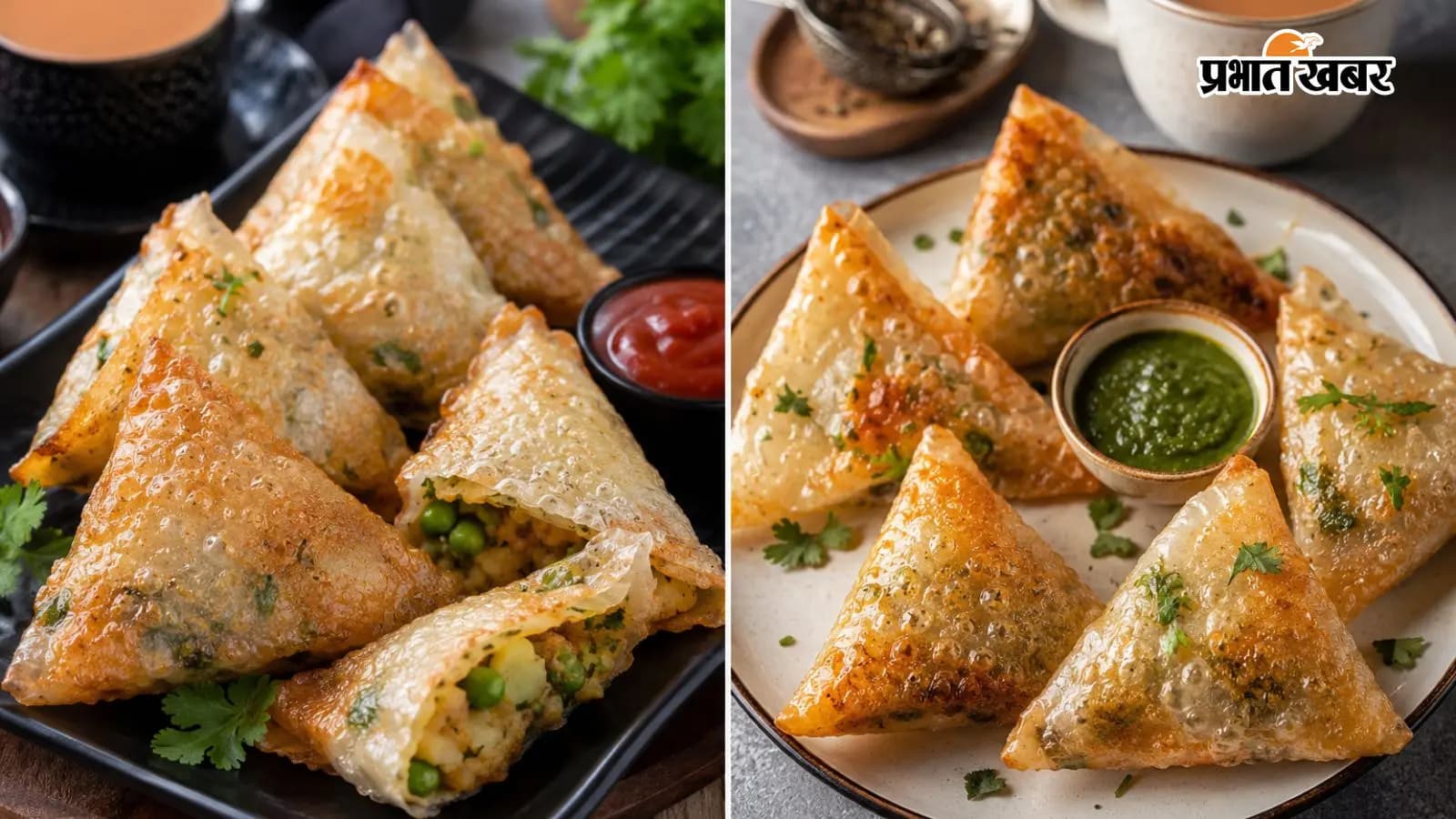 PC: राइस पेपर समोसा (AI Generated) PC: राइस पेपर समोसा (AI Generated)