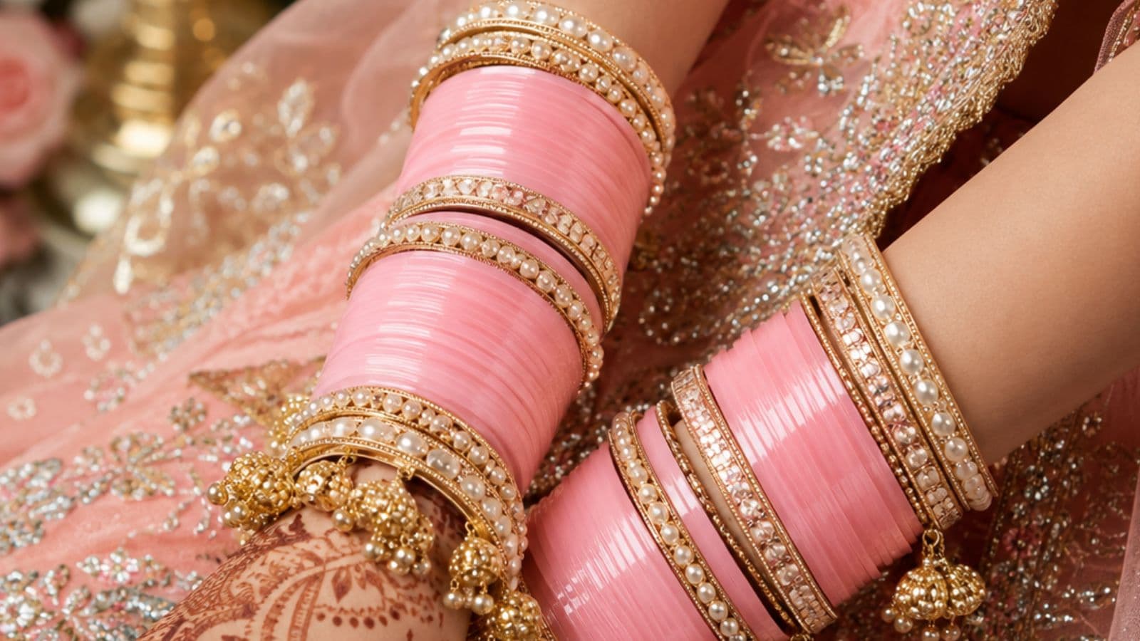 Latest Pink Chuda Designs, Pc - Ai