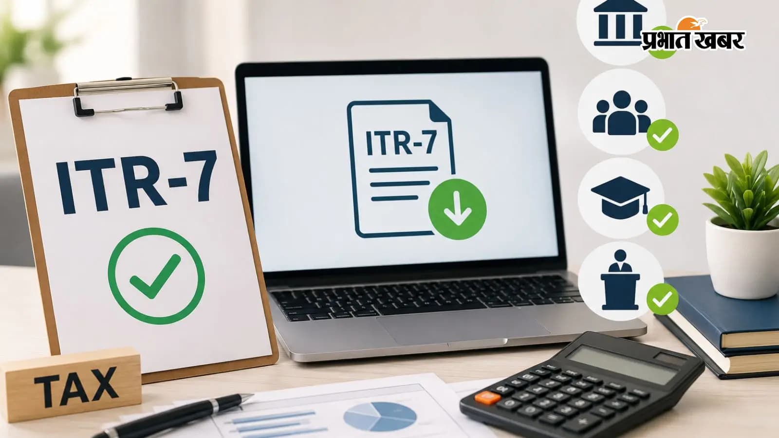 ITR-7 फाइलिंग शुरू, आपकी संस्था पर लागू होता है या नहीं? ऐसे करें मिनटों में चेक
ITR-7 फाइलिंग शुरू, आपकी संस्था पर लागू होता है या नहीं? ऐसे करें मिनटों में चेक