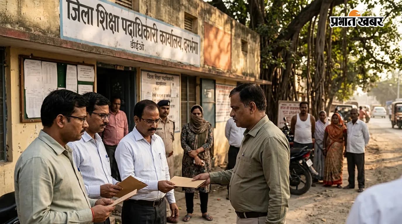 शिक्षिका के लंबित भुगतान मामले में डीइओ ने डीपीओ स्थापना कार्यालय के प्रधान लिपिक सहित तीन से किया जवाब-तलब शिक्षिका के लंबित भुगतान मामले में डीइओ ने डीपीओ स्थापना कार्यालय के प्रधान लिपिक सहित तीन से किया जवाब-तलब