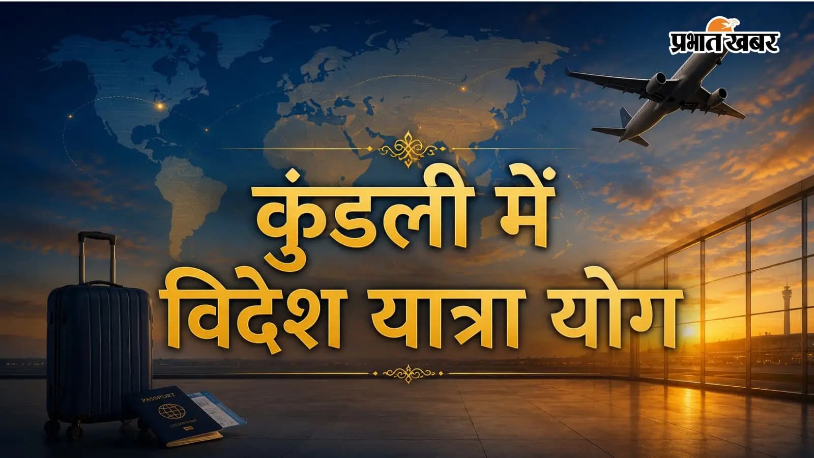 कुंडली में विदेश यात्रा का योग कुंडली में विदेश यात्रा का योग