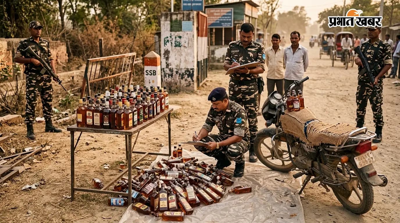 सीतामढ़ी SSB की बड़ी कार्रवाई: 360 बोतल शराब जब्त सीतामढ़ी SSB की बड़ी कार्रवाई: 360 बोतल शराब जब्त