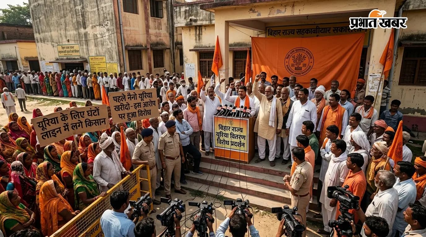 यूरिया के लिए हाहाकार: नैनो यूरिया खरीदने की शर्त पर... यूरिया के लिए हाहाकार: नैनो यूरिया खरीदने की शर्त पर...