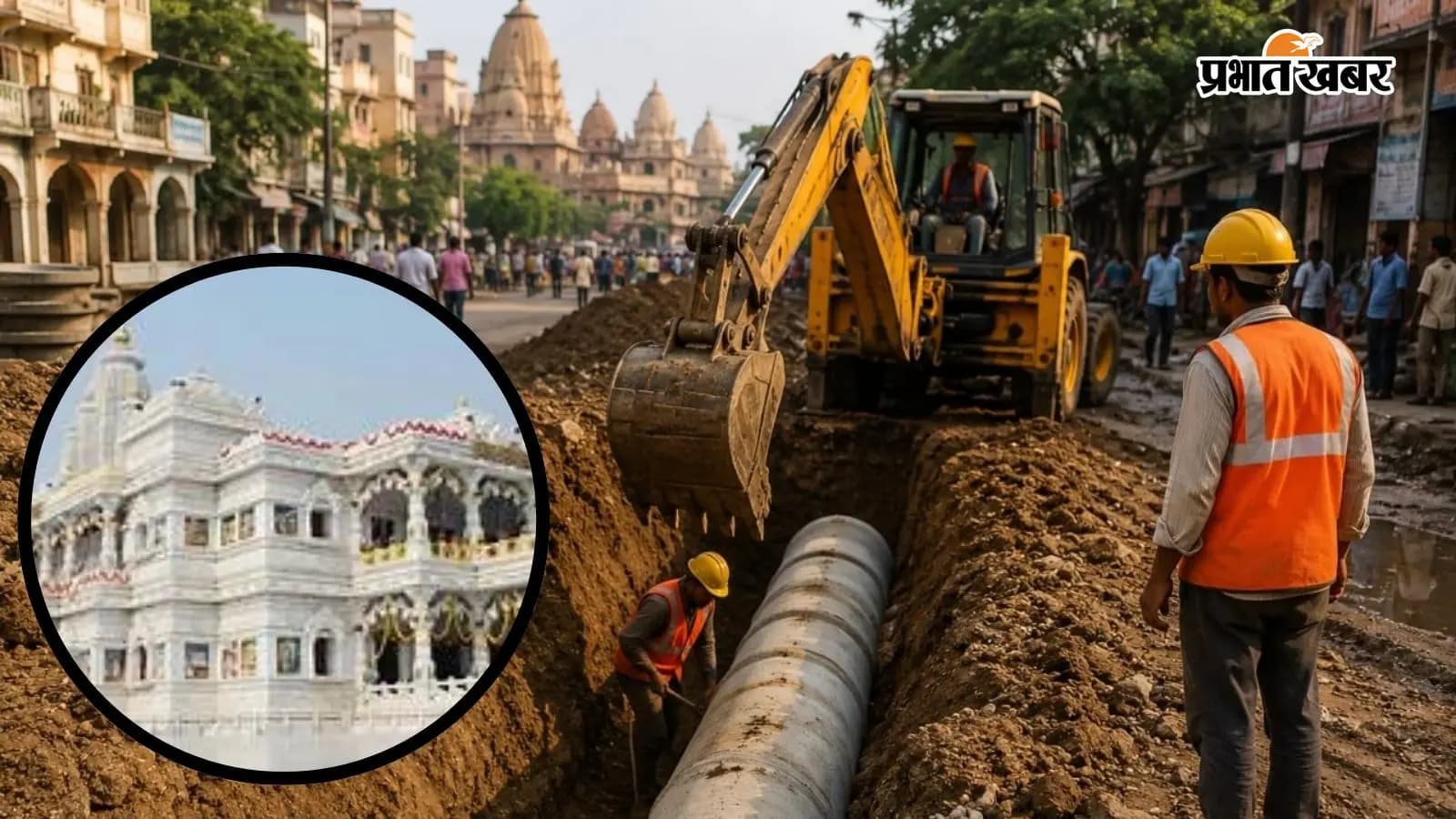 सीवर परियोजना (AI सांकेतिक तस्वीर) सीवर परियोजना (AI सांकेतिक तस्वीर)
