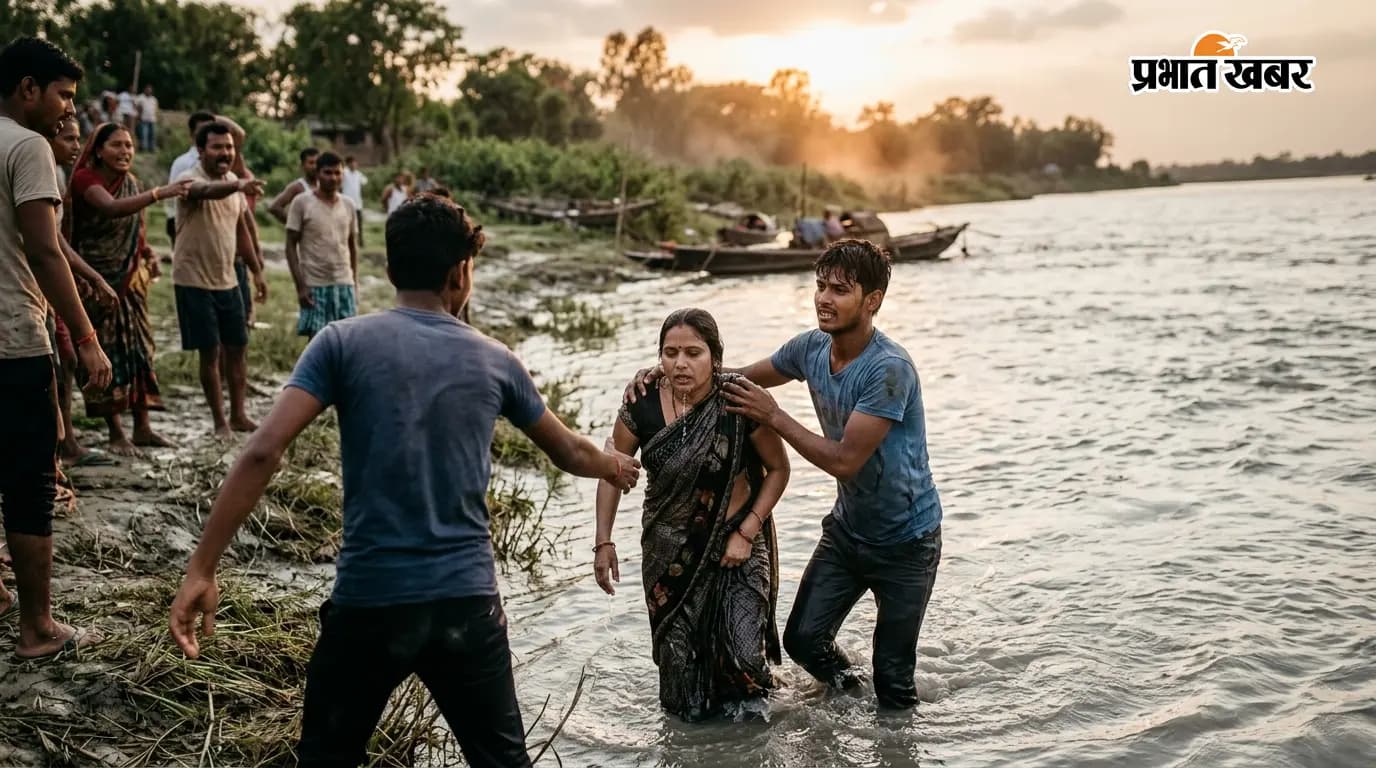 गौतम बुद्ध सेतु: युवक ने बचाई नदी में कूदी महिला की जान गौतम बुद्ध सेतु: युवक ने बचाई नदी में कूदी महिला की जान